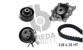 Breda Lorett KPA0331A Комплект ремня ГРМ с водяным насосом и роликами Breda Lorett KPA0331A Комплект ремня ГРМ с водяным насосом и роликами