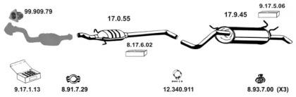 Eberspacher 132298 Schalldaempfer Eberspacher 132298 Schalldaempfer