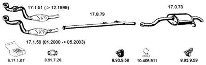 Eberspacher 132304 Schalldaempfer Eberspacher 132304 Schalldaempfer