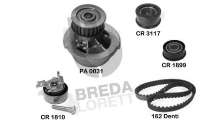 Breda Lorett KPA0365B Kit water pump repai Breda Lorett KPA0365B Kit water pump repai