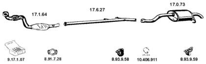 Eberspacher 132306 Schalldaempfer Eberspacher 132306 Schalldaempfer