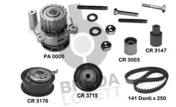 Breda Lorett KPA0598A Kit water pump repai Breda Lorett KPA0598A Kit water pump repai