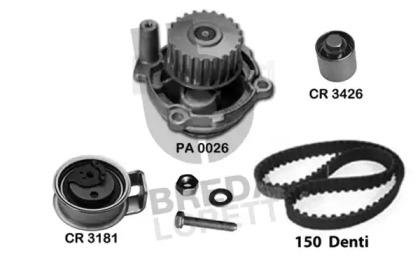 Breda Lorett KPA0629A Kit water pump repai Breda Lorett KPA0629A Kit water pump repai