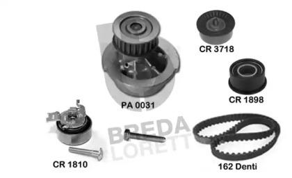 Breda Lorett KPA0718A Kit water pump repai Breda Lorett KPA0718A Kit water pump repai