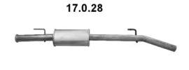 Eberspacher 17.0.28 Muffler assy front Eberspacher 17.0.28 Muffler assy front