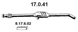 Eberspacher 17.0.41 Muffler assy front