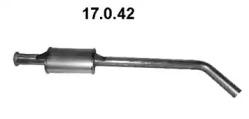 Eberspacher 17.0.42 Muffler assy front Eberspacher 17.0.42 Muffler assy front