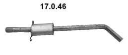 Eberspacher 17.0.46 Muffler assy front Eberspacher 17.0.46 Muffler assy front