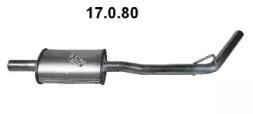 Eberspacher 17.0.80 Середній глушник вихлопних газів Eberspacher 17.0.80 Середній глушник вихлопних газів