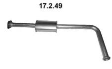 Eberspacher 17.2.49 Muffler assy front