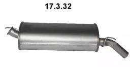 Eberspacher 17.3.32 Глушник вихлопних газів кінцевий Eberspacher 17.3.32 Глушник вихлопних газів кінцевий