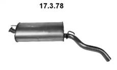 Eberspacher 17.3.78 Глушник вихлопних газів кінцевий Eberspacher 17.3.78 Глушник вихлопних газів кінцевий