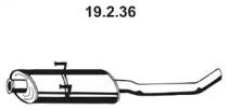 Eberspacher 19.2.36 Середній глушник вихлопних газів Eberspacher 19.2.36 Середній глушник вихлопних газів