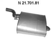 Eberspacher 21.701.81 Глушник вихлопних газів кінцевий Eberspacher 21.701.81 Глушник вихлопних газів кінцевий