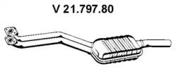 Eberspacher 21.797.80 Muffler assy front Eberspacher 21.797.80 Muffler assy front
