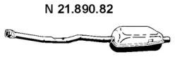 Eberspacher 21.890.82 Глушник вихлопних газів кінцевий Eberspacher 21.890.82 Глушник вихлопних газів кінцевий