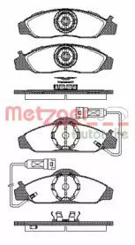 Metzger 062402 Brake pads