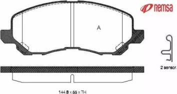 Metzger 080412 Brake pads