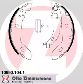 Otto Zimmermann 10990.104.1 Brake pads Otto Zimmermann 10990.104.1 Brake pads