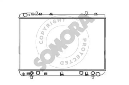 Somora 064340D Радіатор охолодження двигуна Somora 064340D Радіатор охолодження двигуна