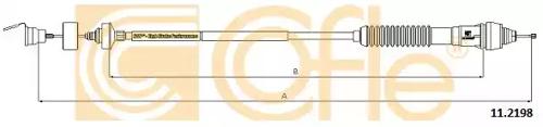 Cofle 11.2198 Трос сцепления Cofle 11.2198 Трос сцепления
