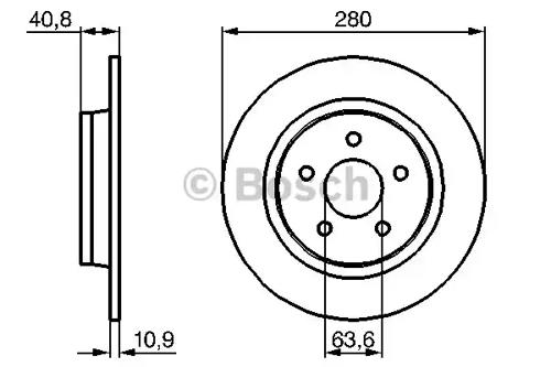 Bosch 0 986 479 170 Brake disc