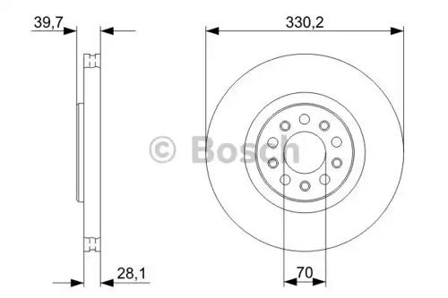 Bosch 0 986 479 290 Brake disc Bosch 0 986 479 290 Brake disc