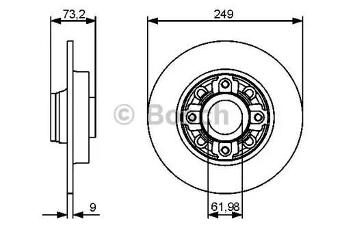 Bosch 0 986 479 388 Brake disc Bosch 0 986 479 388 Brake disc
