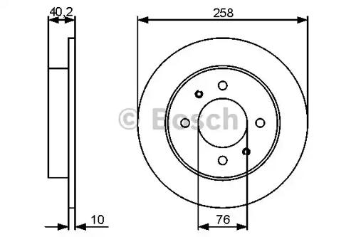 Bosch 0 986 479 484 Brake disc Bosch 0 986 479 484 Brake disc