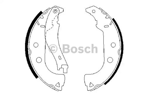 Bosch 0 986 487 629 Колодки гальмівні Bosch 0 986 487 629 Колодки гальмівні