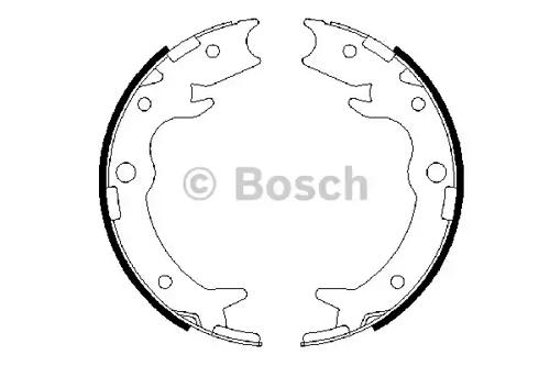 Bosch 0 986 487 686 Колодки гальмівні