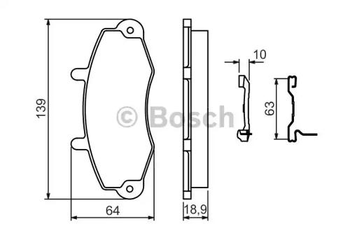 Bosch 0 986 494 292 Brake pads Bosch 0 986 494 292 Brake pads