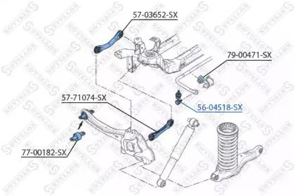 Stellox 56-04518-SX Link stabilizer