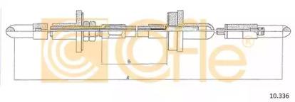 Cofle 10.336 Трос сцепления