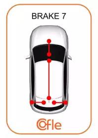 Cofle 17.2278 Трос стояночного гальма Cofle 17.2278 Трос стояночного гальма