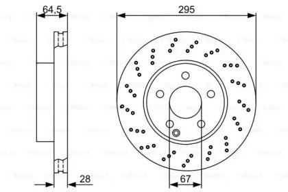 Bosch 0 986 479 331 Brake disc