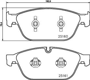 Hella 8DB 355 015-191 Brake pads Hella 8DB 355 015-191 Brake pads