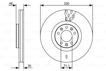 Bosch 0 986 479 529 Brake disc Bosch 0 986 479 529 Brake disc