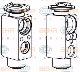 Hella 8UW 351 336-251 Valve assy-expa