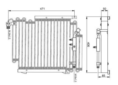 NRF 35057 Конденсер NRF 35057 Конденсер