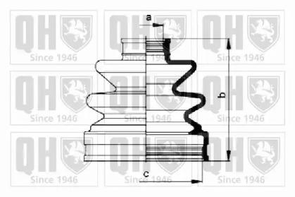 Quinton Hazell QJB564 Dust boot kit axle joint