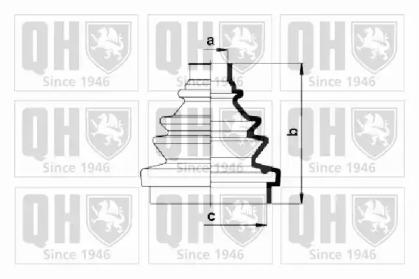 Quinton Hazell QJB740 Dust boot kit axle joint Quinton Hazell QJB740 Dust boot kit axle joint