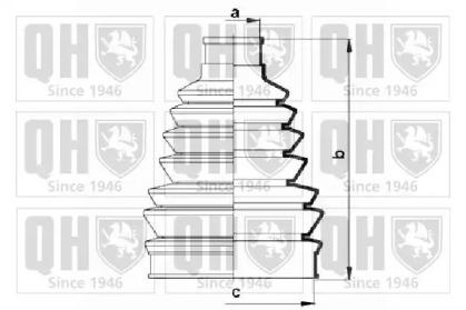 Quinton Hazell QJB747 Dust boot kit axle joint Quinton Hazell QJB747 Dust boot kit axle joint