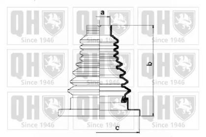 Quinton Hazell QJB776 Dust boot kit axle joint Quinton Hazell QJB776 Dust boot kit axle joint