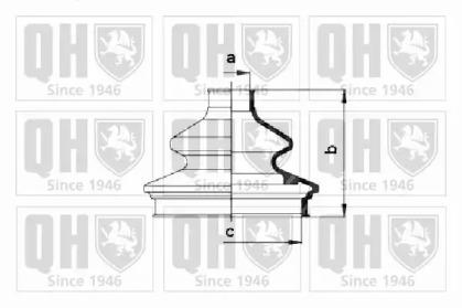 Quinton Hazell QJB832 Пыльник приводного вала