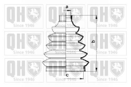 Quinton Hazell QJB924 Dust boot kit axle joint Quinton Hazell QJB924 Dust boot kit axle joint