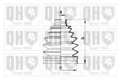 Quinton Hazell QJB932 Пильник привідного валу Quinton Hazell QJB932 Пильник привідного валу