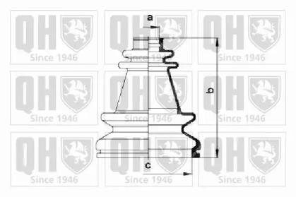 Quinton Hazell QJB998 Dust boot kit axle joint