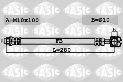 Sasic 6606079 Hose assy brake Sasic 6606079 Hose assy brake