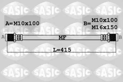 Sasic 6606234 Шланг гальмівний